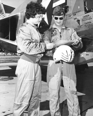Gail Tabor at Lockbourne Air Force Base